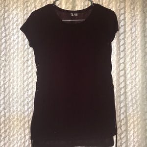 Cato burgundy red tee